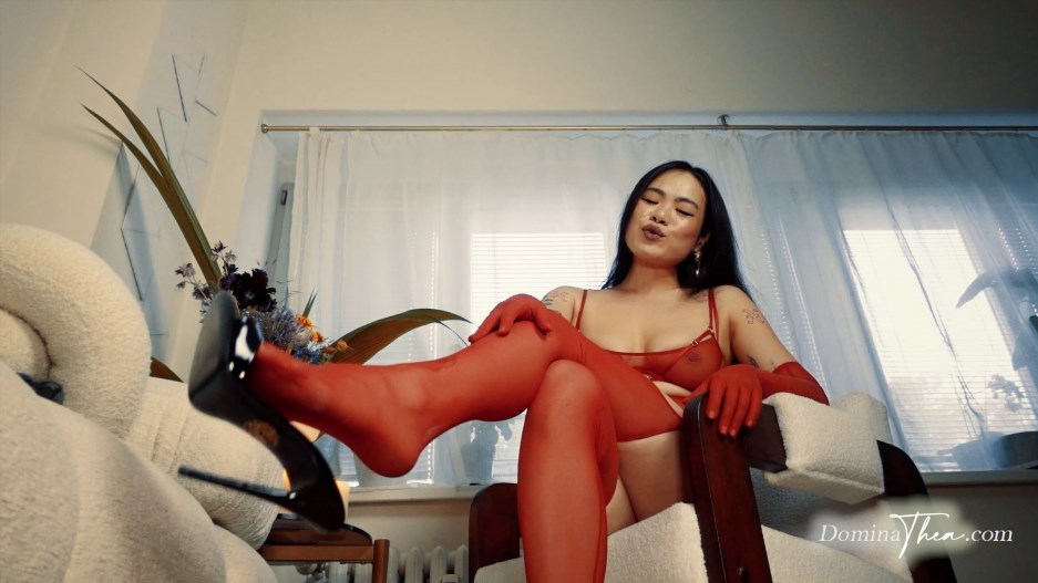 Thea X - Goddess Thea - Dangled Drained Denied! -Handpicked Jerk-Off Instruction